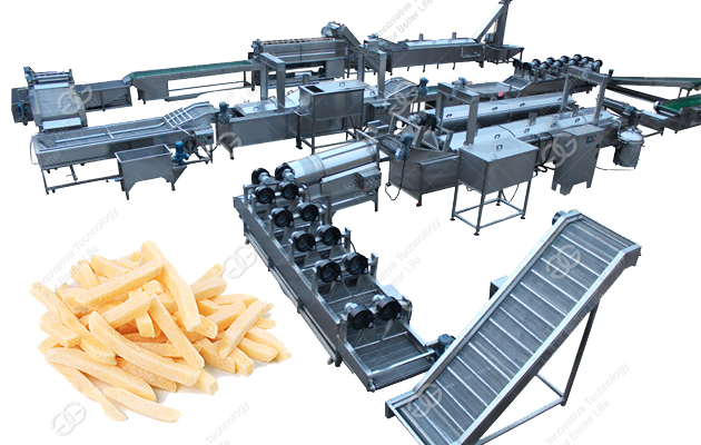 <b>Автоматическая линия для производства картофеля  фри</b>