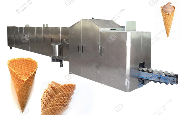 Автоматическая линия для производства вафельных конусов- Модель М (конусы из 60-110мм в длину)