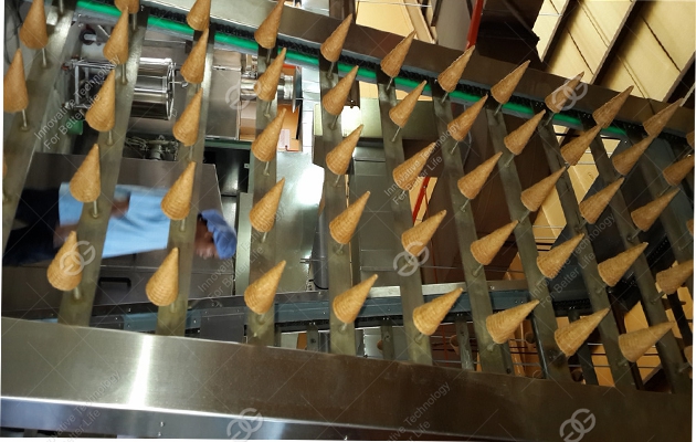 Модель A -Автоматическая линия для производства вафельных рожков( Длина145 мм)