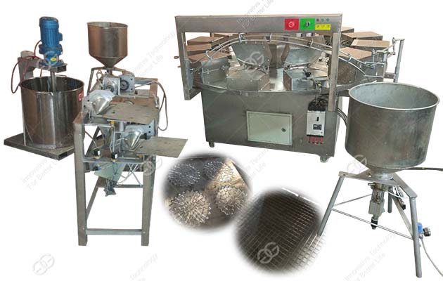 Полуавтоматическое оборудование для производства вафельных рожков